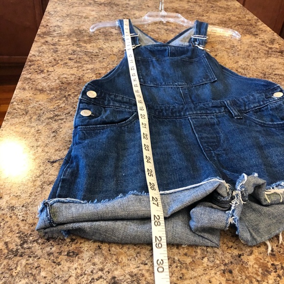 Old Navy | Denim Jean Short Bib Overalls - Picture 6 of 7